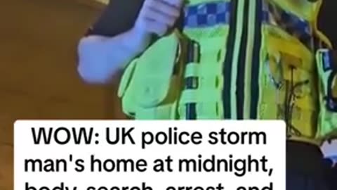 UK Police come to a man’s home at midnight to arrest him over A TWEET