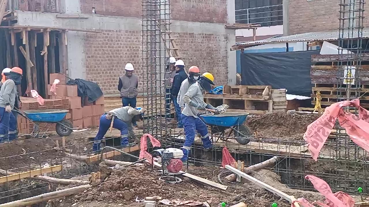 Vaciado de CIMENTACION