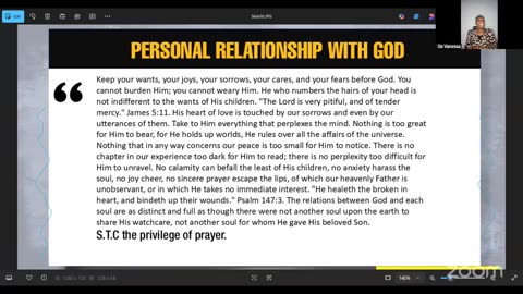 Personal Connection With God pt.1