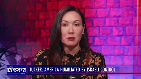 Kim Iversen⚡Tucker Carlson Explains How To Solve The Israel-Palestine issue