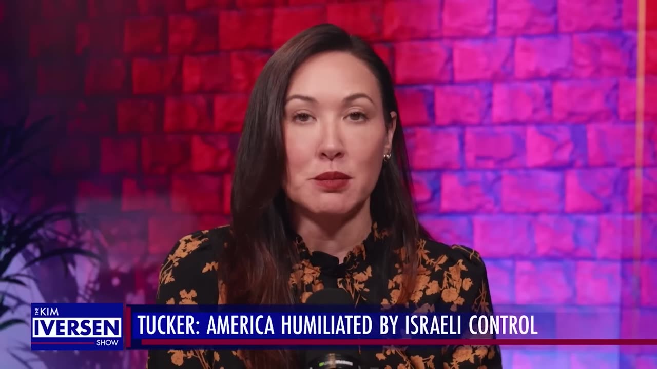 Kim Iversen⚡Tucker Carlson Explains How To Solve The Israel-Palestine issue