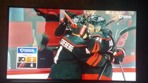 PHI vs CAR - Hurricanes Win in OT 4-3