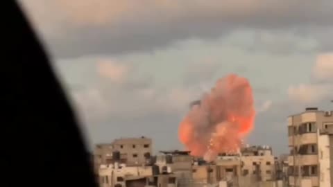 Relentless ongoing Israeli bombardment on residential areas across Gaza City
