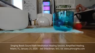 Singing Bowls Sound Bath Meditation Event, Amplified Healing, Miami, January 25, 2026 - Jedi Shaman