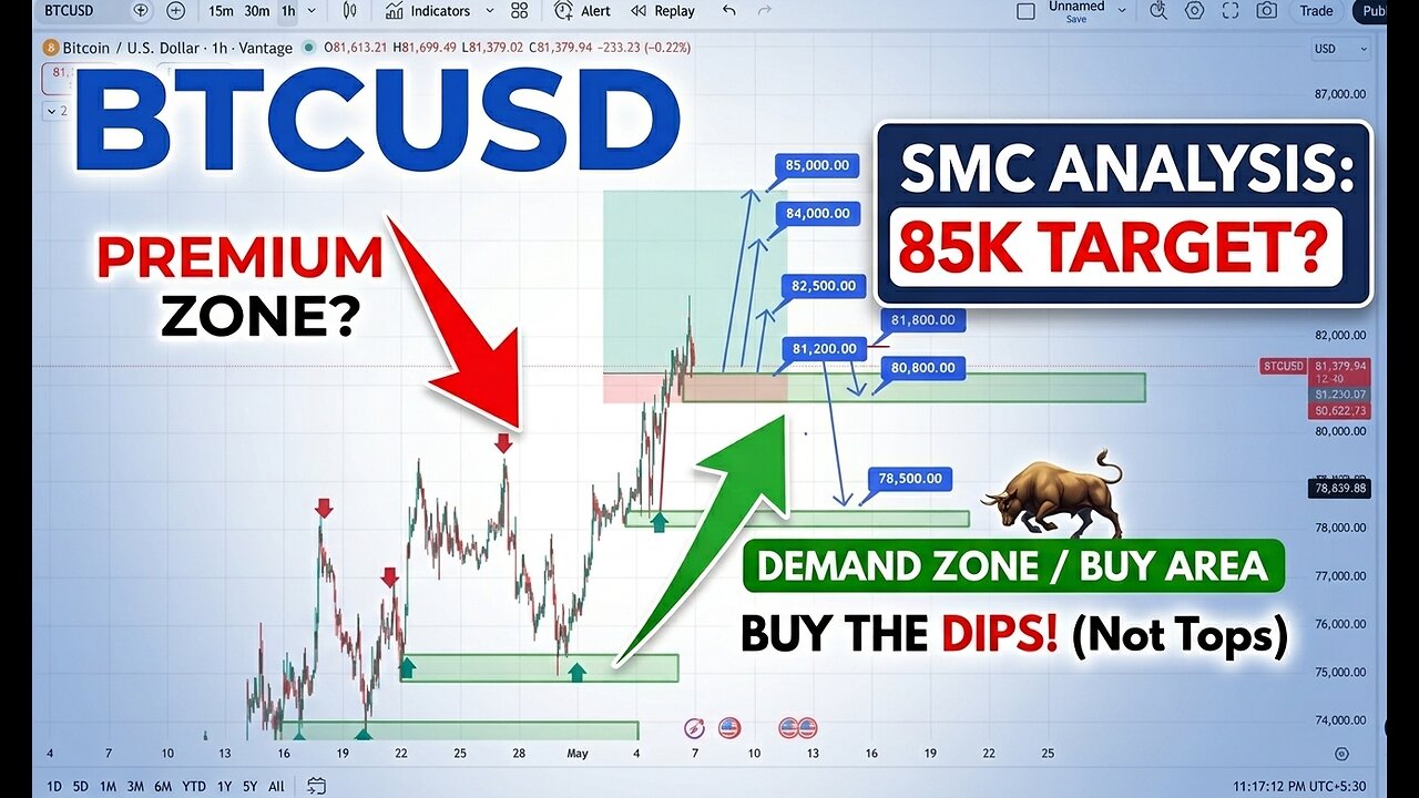BTCUSD Technical Analysis: Bullish Expansion Toward 85,000 Scenario!