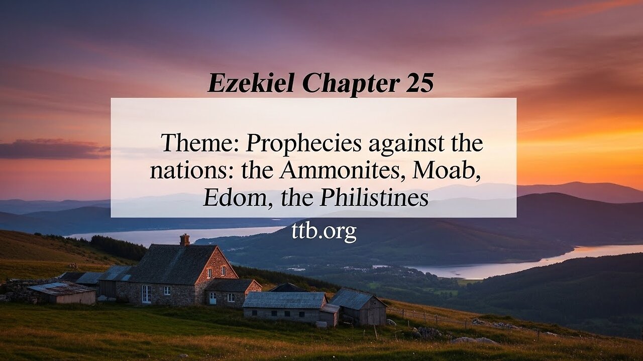 Ezekiel Chapter 25 (Bible Study)