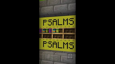 Psalm 65 - the KJV Bible in vanilla Minecraft #KJV #Psalms #Bible #Minecraft