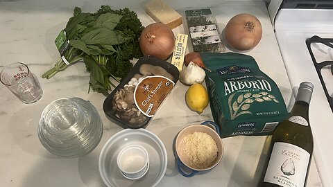 Mushroom Galette & Risotto Night