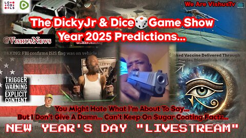 The DickyJr & Dice🎲Game Show Year 2025 Predictions... #VishusTv 📺