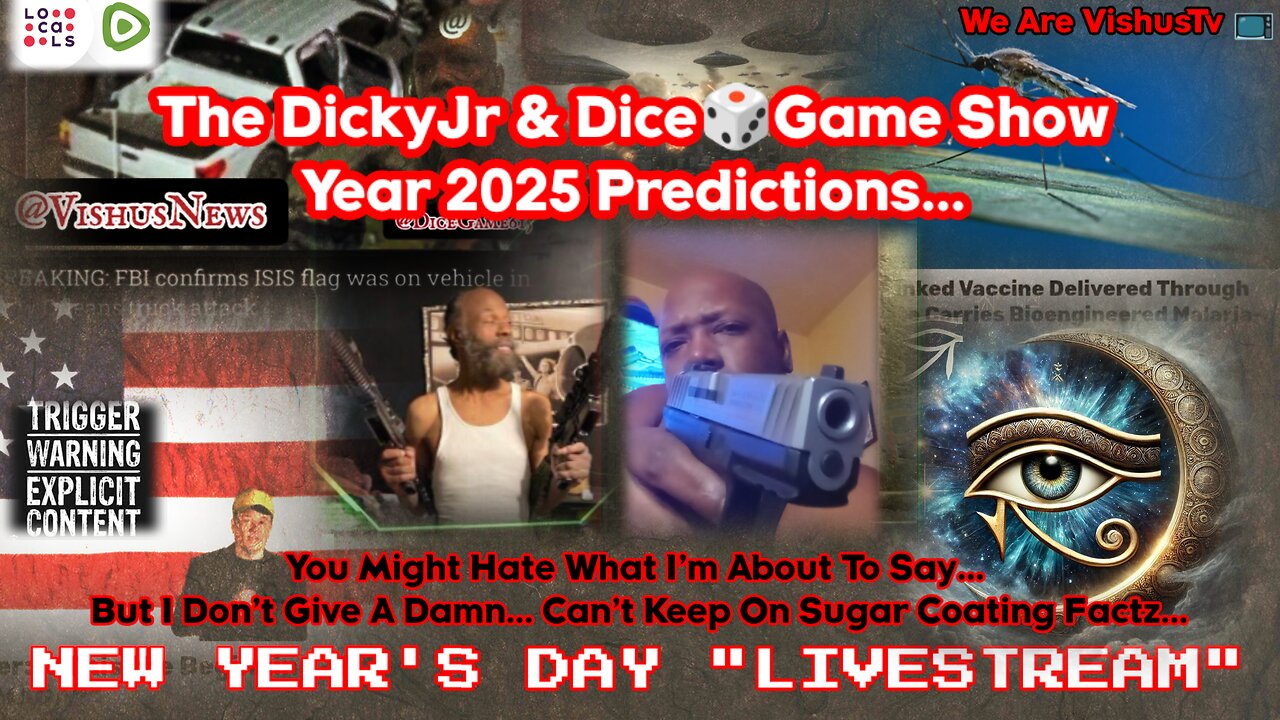 The DickyJr & Dice🎲Game Show Year 2025 Predictions... #VishusTv 📺