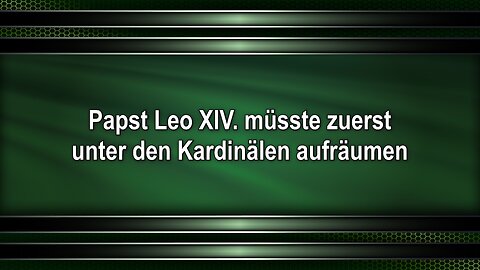 Papst Leo XIV. müsste zuerst unter den Kardinälen aufräumen