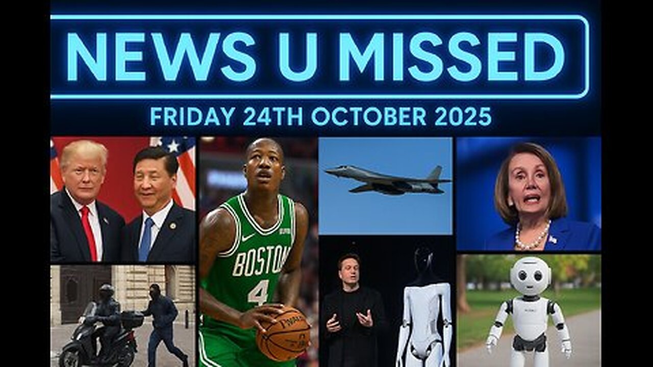 NEWS U MISSED WITH PAUL BROOKER FRIDAY 24TH OCTOBER 2025