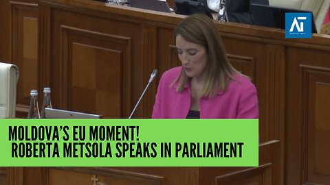 Roberta Metsola’s Historic Speech in Moldova 🇪🇺🇲🇩 – EU’s Next Step?| Europe Politics | AT World