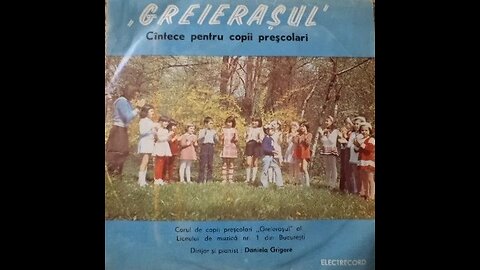 Corul de copii prescolari"Greierasul" al liceului de muzica nr.1 Bucuresti-Iepuras dragalas