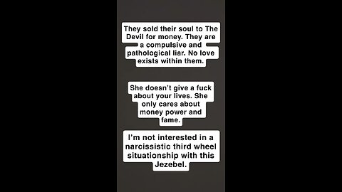 They sold their souls! 👹