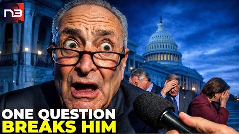 Urgent: Schumer Goes Completely DUMB After Reporter Corners Him – His Face Tells You EVERYTHING