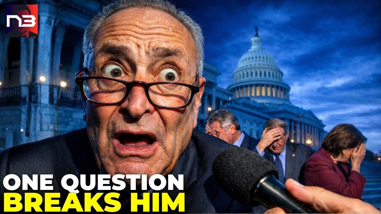 Urgent: Schumer Goes Completely DUMB After Reporter Corners Him – His Face Tells You EVERYTHING