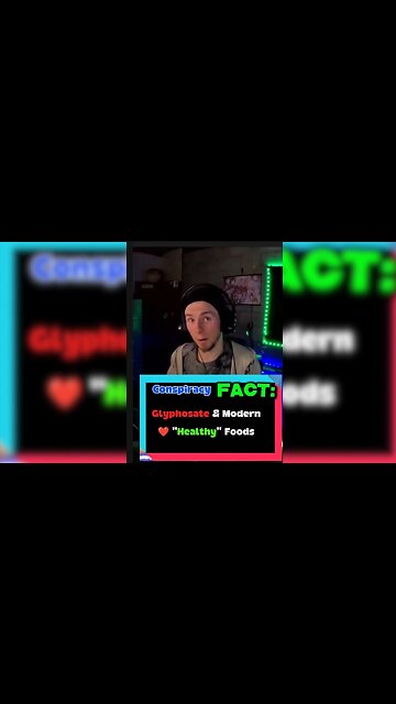 ⚠️ Conspiracy FACT: Glyphosate & ❤️ "Healthy" Foods; The SECRET Big Food/pHARMa Don't Want Out! ⚠️