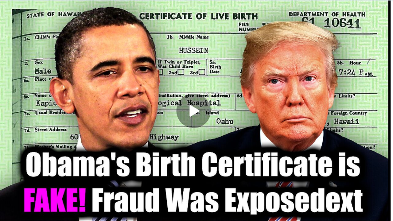 Obama's Birth Certificate is FAKE! Fraud Was Exposed