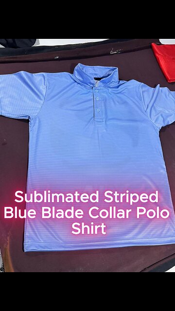 Sublimated Blade Collar Polo Shirt – Premium Activewear for Men