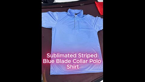 Sublimated Blade Collar Polo Shirt – Premium Activewear for Men
