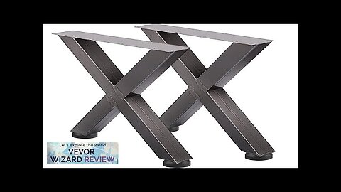 VEVOR Set of 2 Steel Table Legs 28''Height 24''Wide Dining Table Legs Review