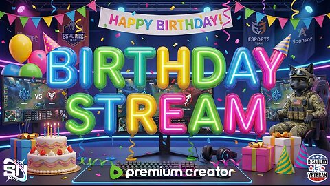 🟢 IT'S MY BDAY-STREAM ANNIVERSARY!! | Premium Creator | #DisabledVeteran
