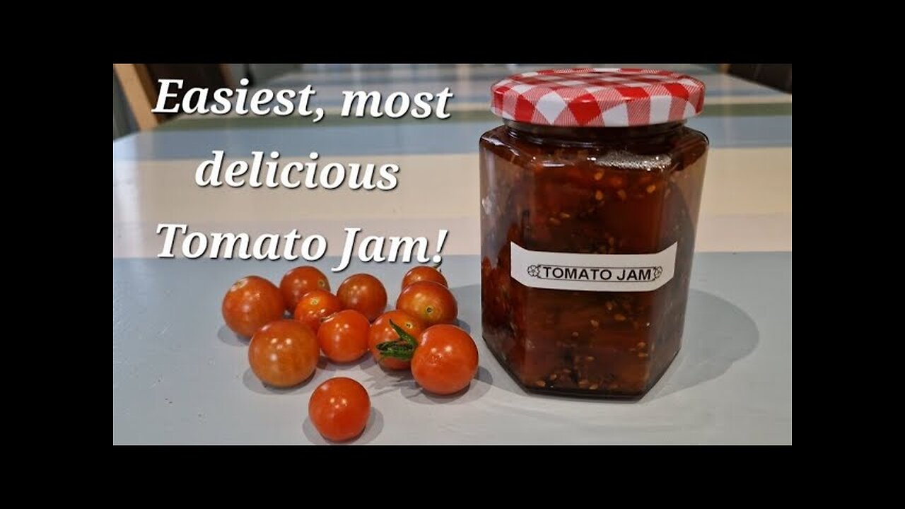 Easy delicious Tomato Jam recipe!