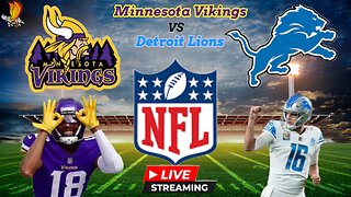 Minnesota Vikings Vs Detroit Lions: NFL LIVE Play by Play and Watch Party