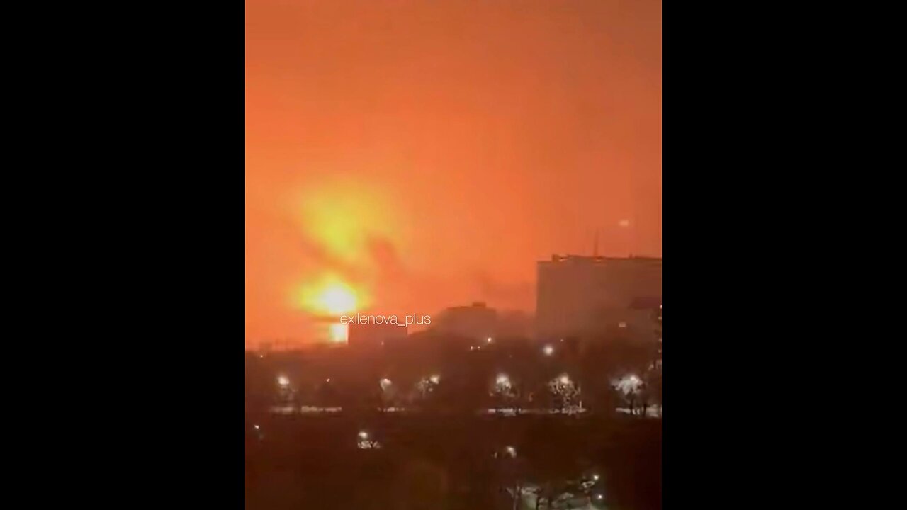 Moment of strike in Taganrog