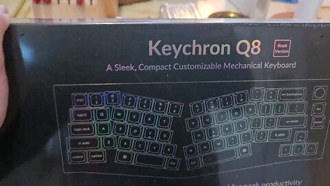 Keychron Q8 - Mechanical Keyboard Unboxxing