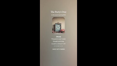 the party's over (original) dripdroop r&b. can't make covers anymore 😳😭🤣