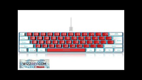 HXSJ 61key Mini Gaming keyboard ISO LayoutRGB Backlight ABS Material USB Wired Review