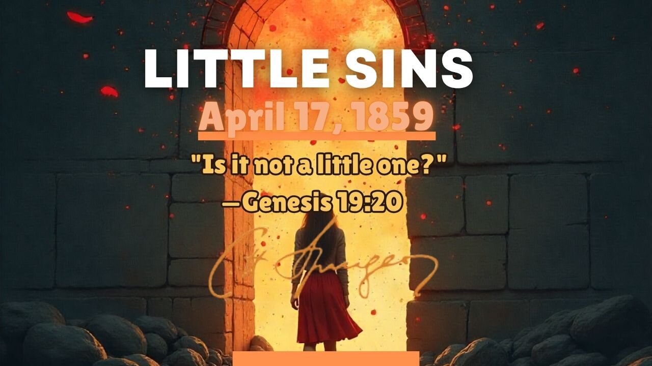 Little Sins, Spurgeon, 1859