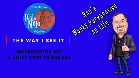 The Way I See It - The Insurrection Act will be a Swift Boot to the A$$