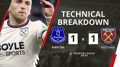 Bowen Scores as West Ham Draw 1-1 with Everton | Nuno’s First Point as Hammers Boss