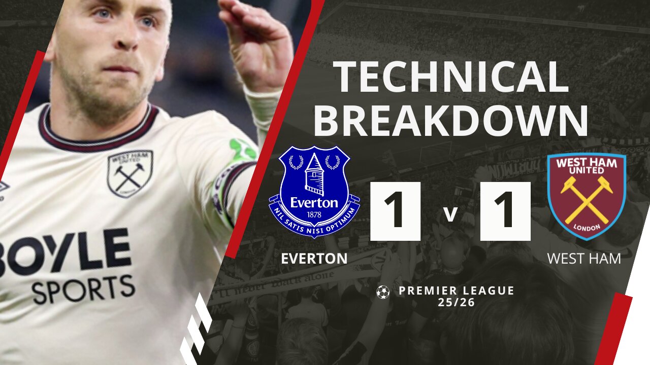 Bowen Scores as West Ham Draw 1-1 with Everton | Nuno’s First Point as Hammers Boss
