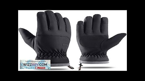 Winter Ski-Gloves for Men-Women Non-Slip-Plus-Velvet-Thickened Mitt Waterproof Cold-Weather Review