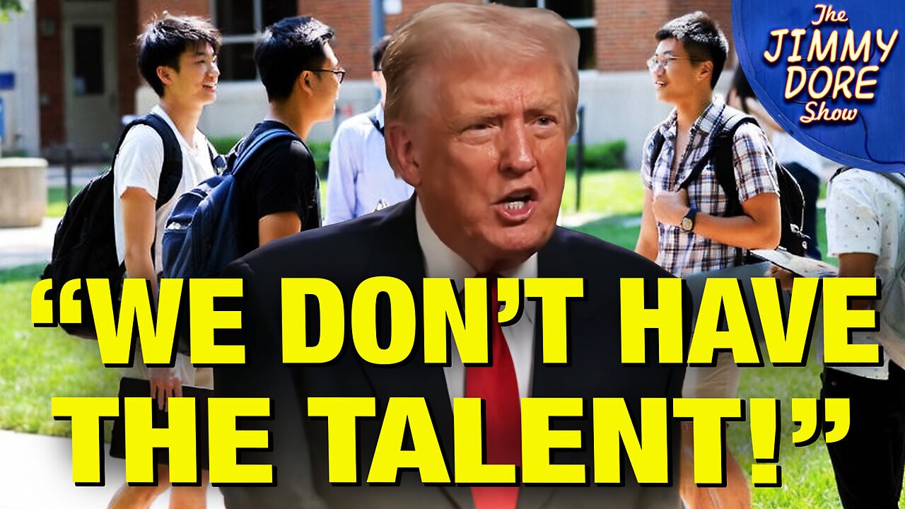 Trump IMPLODES Over Questions About Foreign Students At US Colleges!