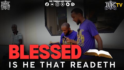 BLESSED IS HE THAT READETH