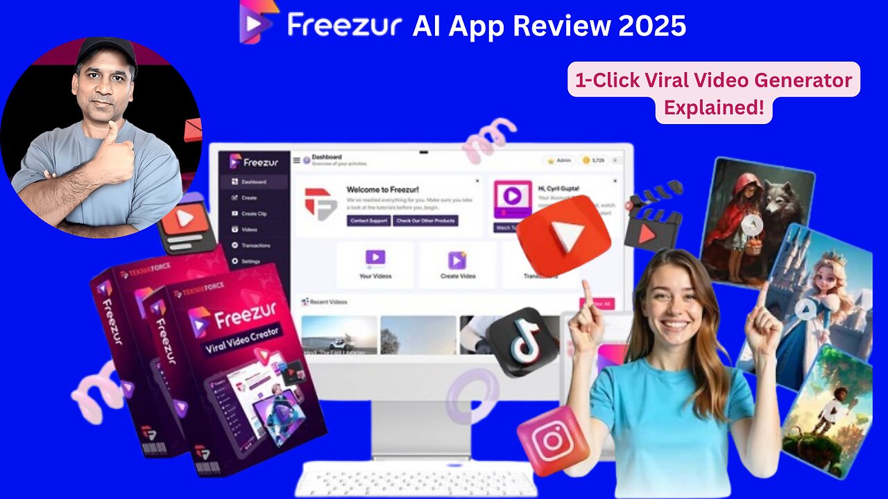 Freezur AI App Review 2025: 1-Click Viral Video Generator Explained!