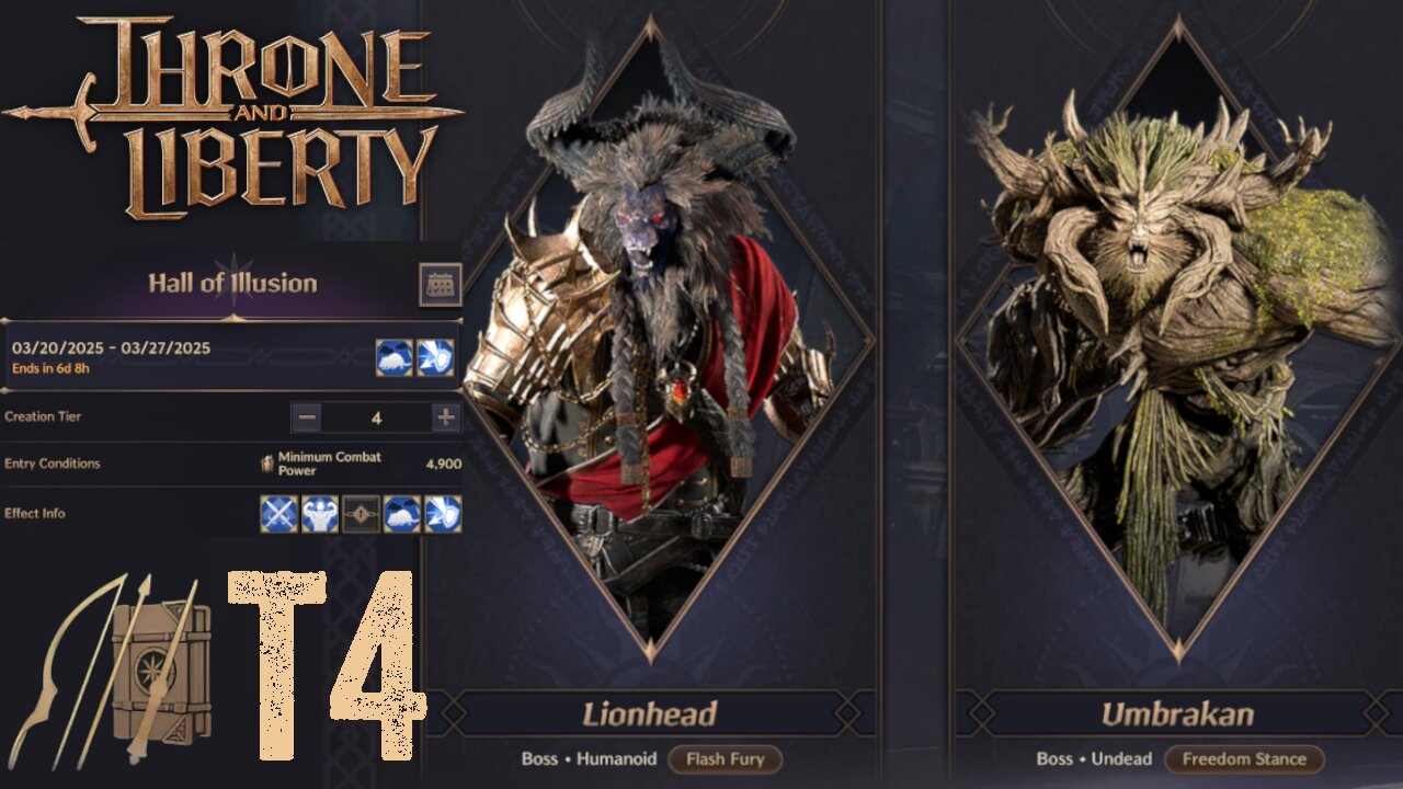 Hall of Illusion T4 as Wand Bow (Lionhead & Umbrakan) - Throne and Liberty