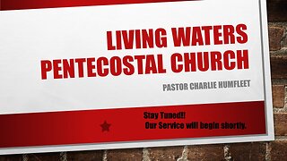 Wednesday Evening Service 11-19-25