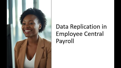 Data Replication in Employee Central Payroll