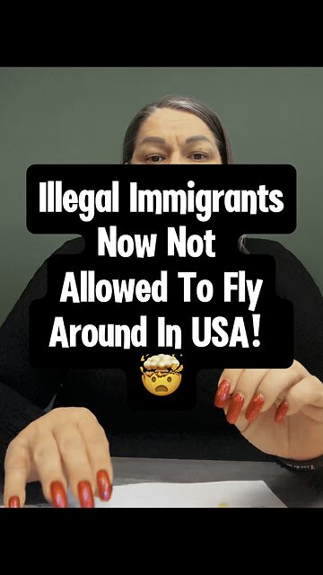 Illegal Immigrants Aren’t Allowed To Fly In USA 😳 #nofly #illegally #hard #life #aliens