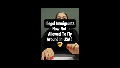 Illegal Immigrants Aren’t Allowed To Fly In USA 😳 #nofly #illegally #hard #life #aliens