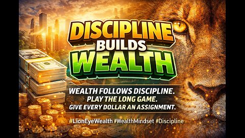 Discipline, builds, wealth