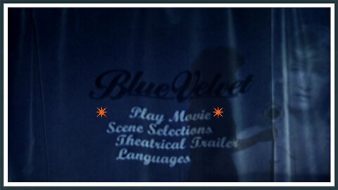 Blue Velvet - DVD Menu