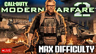 🔴LIVE - THE SILVER GAUNTLET - CALL OF DUTY MW2 CAMPAIGN - MAX DIFFICULTY - THE FINALE