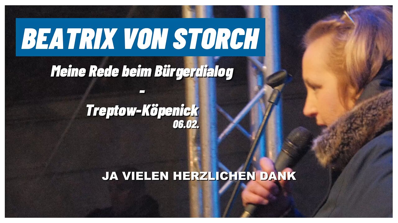 Beatrix von Storch Rede in Treptow-Köpenick (06.02.)